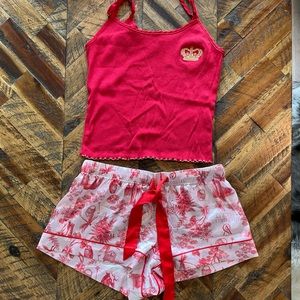 Victorias Secret PJ Shorts and Tank Top Set